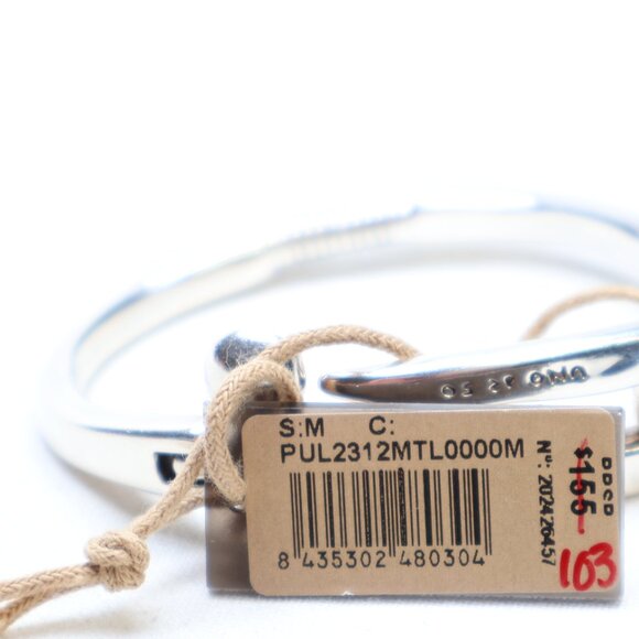 Uno de 50 Silver Tone Puzzling Curious Bangle Bracelet $155 - Picture 6 of 6